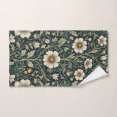 Vintage Daisy Garden Pattern Bad Handdoek (Handdoek)