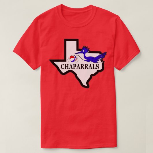 Vintage Dallas Chaparrals Basketball 1973 TShirt (Design devant)