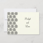 Vintage Damask RSVP (Dos)