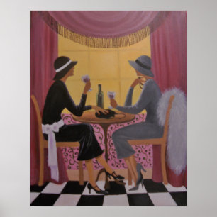 VINTAGE DAMES LA NUIT SORTIE, POSTER