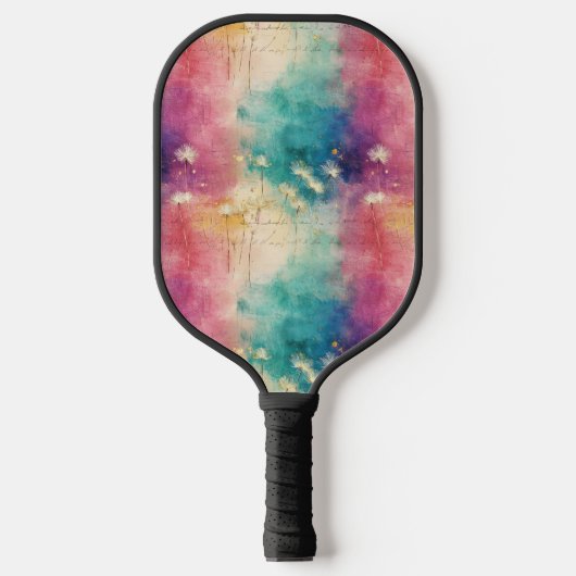 Vintage Dandelion Abstract Pattern (4) Pickleball Paddle (Voorkant)