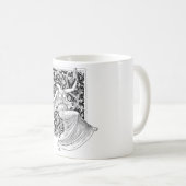 Vintage Danseuse Café Mug (Devant droit)