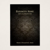 Vintage Dark Damask Jewelry Earring Display (Devant)