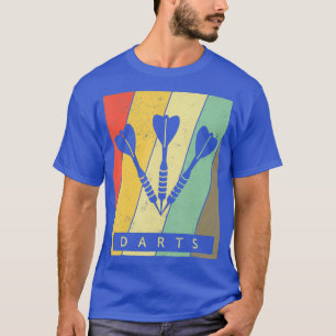 Vintage Darts Sport Retro Poster T-shirt