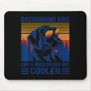 Vintage Daschund Papa Zoals Een Gewone Papa Maar C Muismat