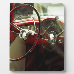 Vintage dashboard fotoplaat