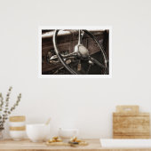 Vintage dashboard posterprint poster (Keuken)