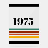 vintage de bande rétro 1975 (Recto)
