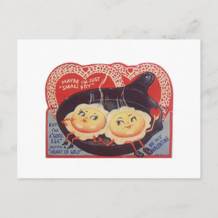 vintage de kaartbriefkaart van de Valentijnsdag Feestdagenkaart