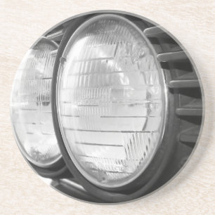 vintage de koplampenonderzetter van BMW Zandsteen Onderzetter