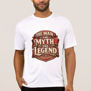 Vintage De Man De Mythe De Legende Vaderdag T-shirt