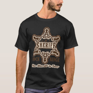 Vintage de sheriff van Rockridge is dichtbij! T-shirt