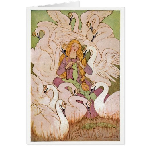 Vintage - de wilde zwanen, (Voorkant)