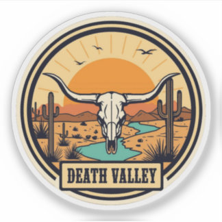 Vintage Death valley NP california woestijn gesche Sticker