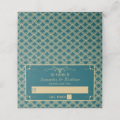 Vintage Deco Gatsby Wedding Collectie 1920 (Buitenkant ongevouwen)