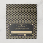 Vintage Deco Gatsby Wedding Collectie 1920 (Buitenkant ongevouwen)