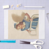 Vintage Decoupage Retro Nurse Tissuepapier (Craft)