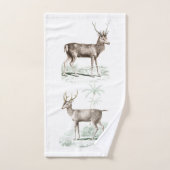 Vintage Deer (Serviette à main)