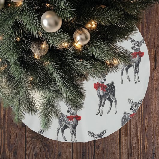 Vintage Deer Christmas Kerstboom Rok