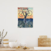 Vintage Deesse Cycles Vélo Annonce Art Poster Girl (Cuisine)