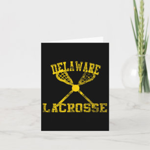 Vintage Delaware Lacrosse Kaart