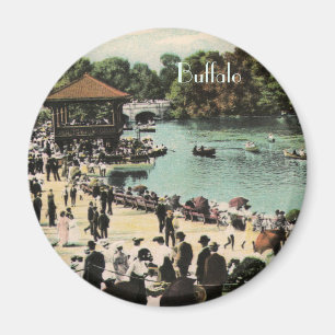 Vintage Delaware Park Magnet