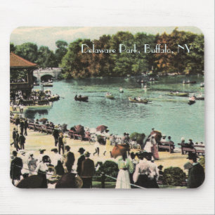 Vintage Delaware Park Mousepad Muismat