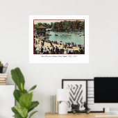 Vintage Delaware Park Poster (Thuiskantoor)