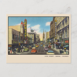 Vintage Denver Colorado Briefkaart