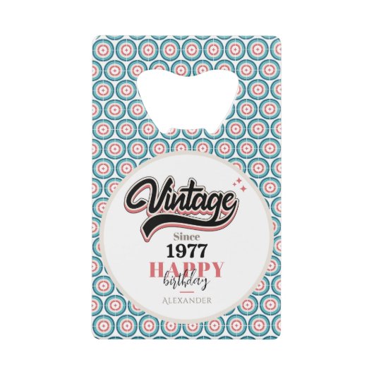 Vintage depuis - 1977 (Devant)