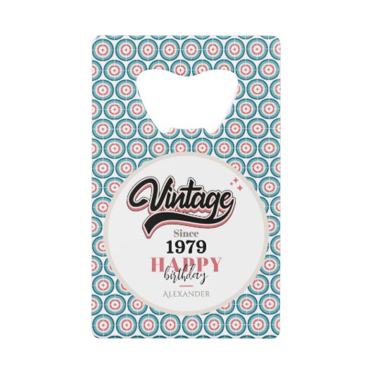 Vintage depuis - 1979 (Devant)