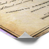 Vintage Detailed New York Map Poster 1832 (Coin)