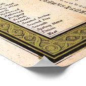 Vintage Detailed New York Map Poster 1847 (Coin)