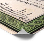 Vintage Detailed New York Map Poster 1854 (Coin)