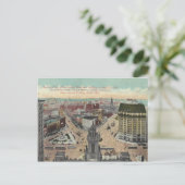 Vintage Detroit Michigan Briefkaart (Staand voorkant)