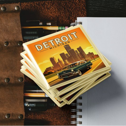 Vintage Detroit Michigan Magneet