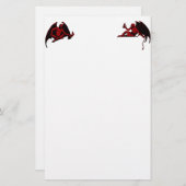 Vintage Devil Briefpapier (Voorkant / Achterkant)