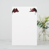 Vintage Devil Briefpapier (Staand voorkant)