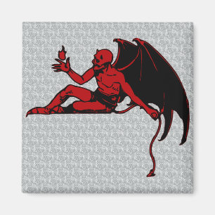 Vintage Devil Magneet