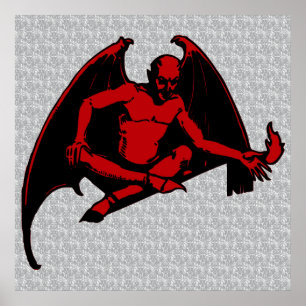 Vintage Devil Poster