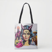 Vintage Devil Woman Draagtas (Voorkant)