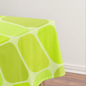 Vintage Diagonal Rectangles Chartreuse Tafelkleed (Voorbeeld)