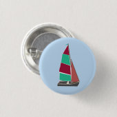 Vintage Dinghy 2 Ronde Button 3,2 Cm (Voorkant /achterkant)
