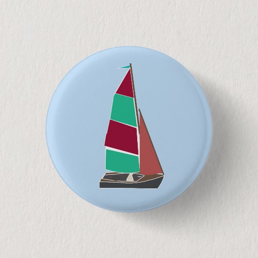 Vintage Dinghy 2 Ronde Button 3,2 Cm (Voorkant)
