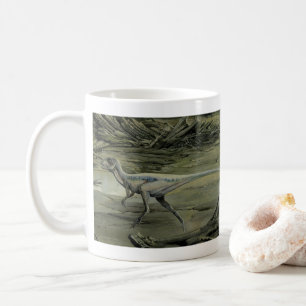 Vintage dinosauriërs, een Hypsilophodon uit het Kr Koffiemok