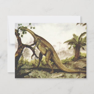 Vintage dinosauriërs, Plateosaurus die van bomen g