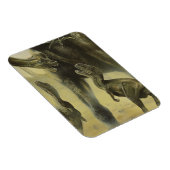 Vintage dinosauriërs, Torvosaurus en Brachiosaurus Magneet (Rechterzijde)