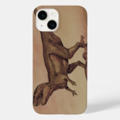 Vintage dinosauriërs, vleesetende Giganotosaurus Case-Mate iPhone Case (Achterkant)
