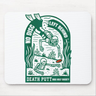 Vintage Disc Golf Geen Schijf Achtergelaten Grappi Muismat