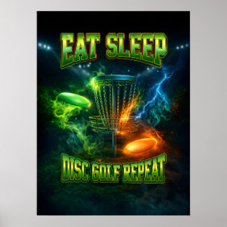 Vintage Discgolf Bootleg Poster